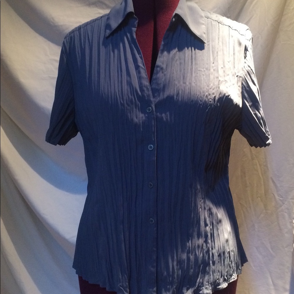 Fred David PXL crinkle blouse